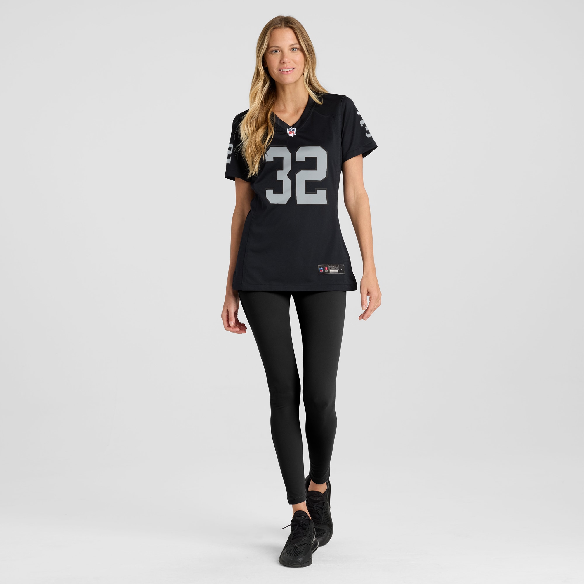 Women's Las Vegas Raiders Tyreik McAllister Black Game Jersey JS9885 nicesnker - Image 4