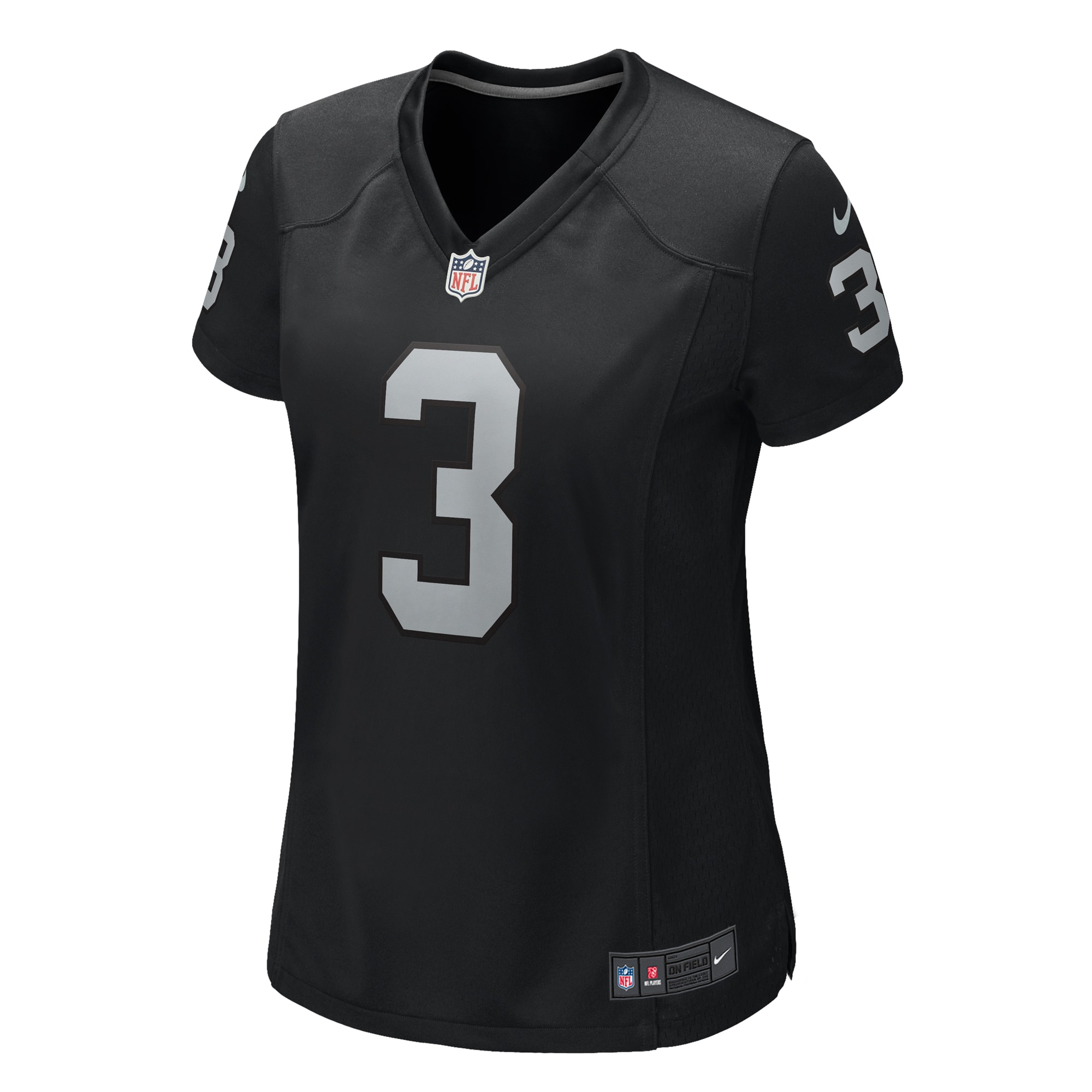 Women's Las Vegas Raiders Zamir White Black Game Jersey JS6386 nicesnker - Image 2
