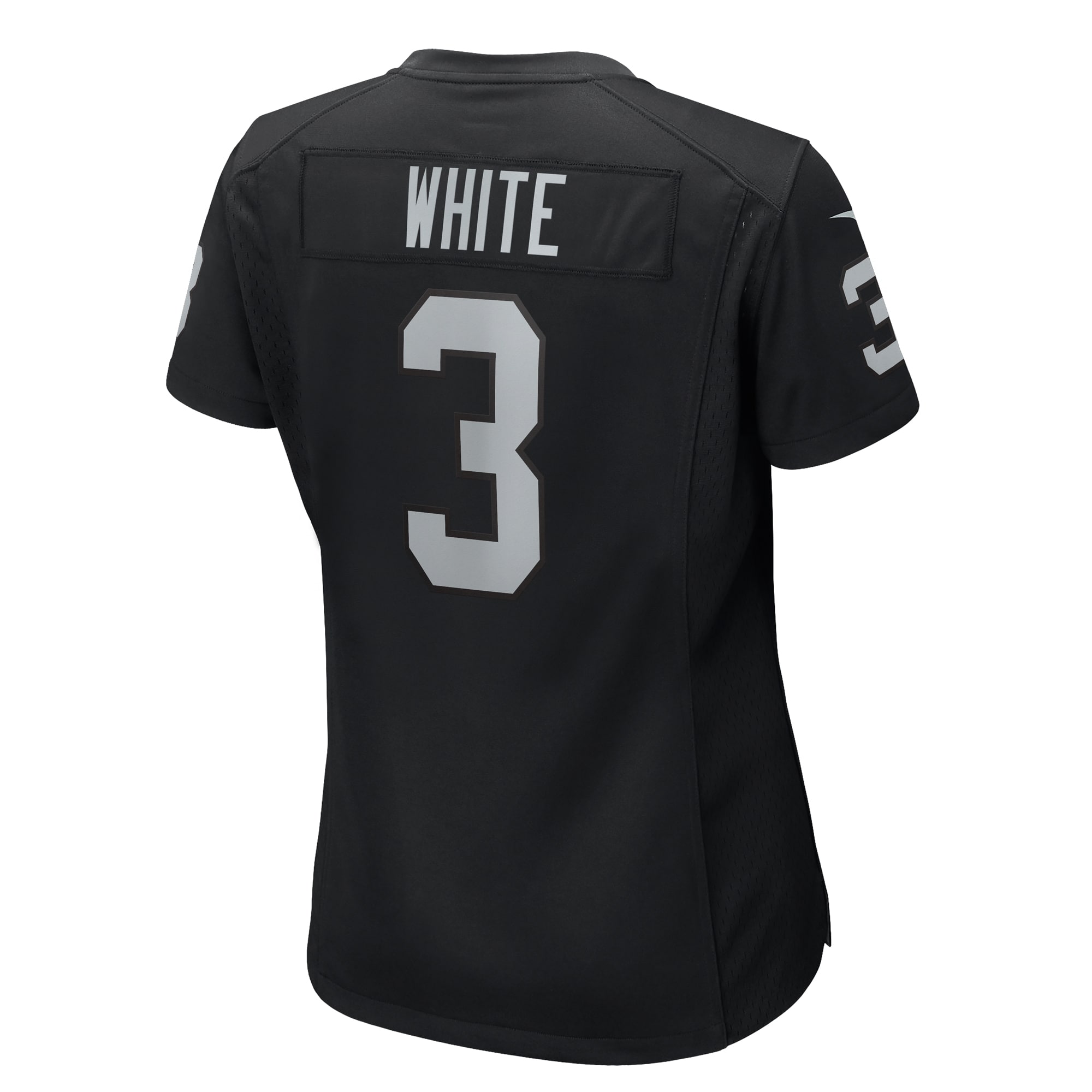 Women's Las Vegas Raiders Zamir White Black Game Jersey JS6386 nicesnker - Image 3