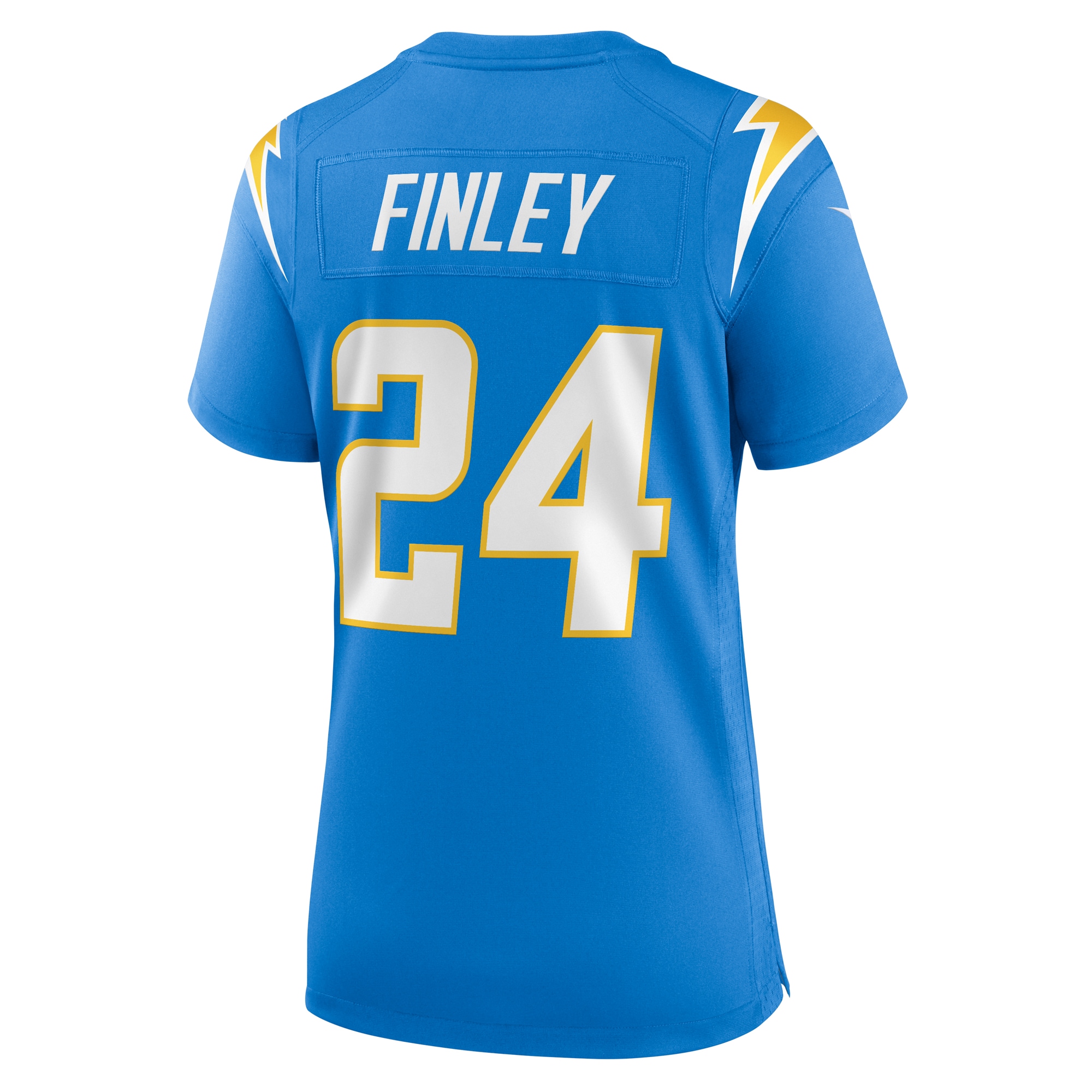 Women's Los Angeles Chargers AJ Finley Powder Blue Team Game Jersey JS1752 nicesnker - Image 3