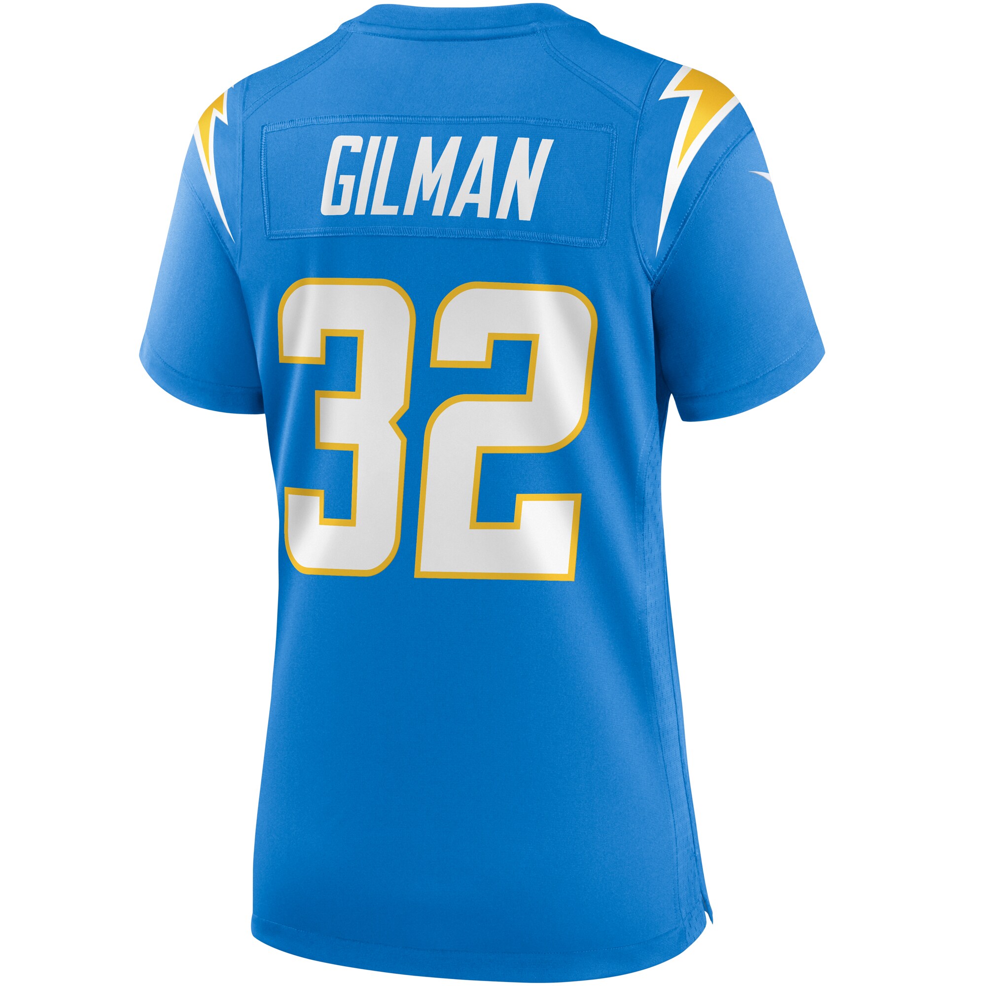 Women's Los Angeles Chargers Alohi Gilman Powder Blue Game Jersey JS2483 nicesnker - Image 3