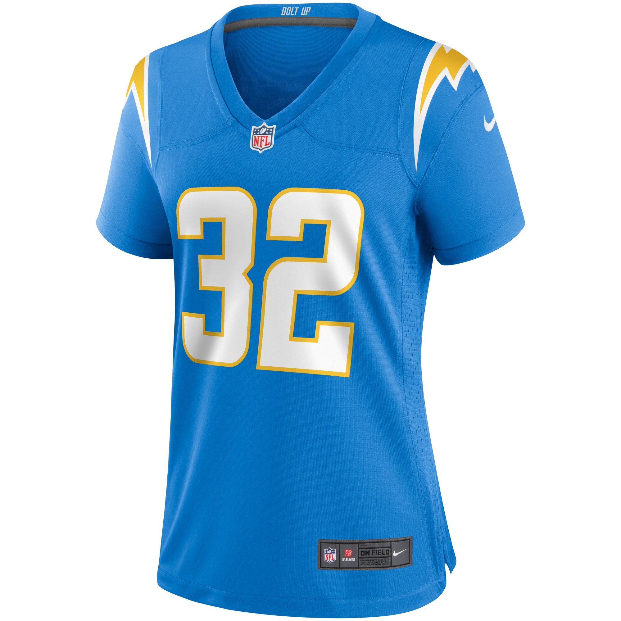 Women's Los Angeles Chargers Alohi Gilman Powder Blue Game Jersey JS2483 nicesnker - Image 2
