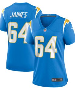 Women's Los Angeles Chargers Brenden Jaimes Powder Blue Game Jersey JS7727 nicesnker