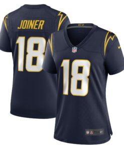 Women's Los Angeles Chargers Charlie Joiner Navy Retired Player Jersey JS5785 nicesnker