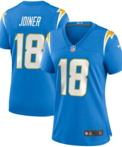 Women's Los Angeles Chargers Charlie Joiner Powder Blue Game Retired Player Jersey JS7030 nicesnker