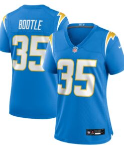 Women's Los Angeles Chargers Dicaprio Bootle Powder Blue Team Game Jersey JS6083 nicesnker