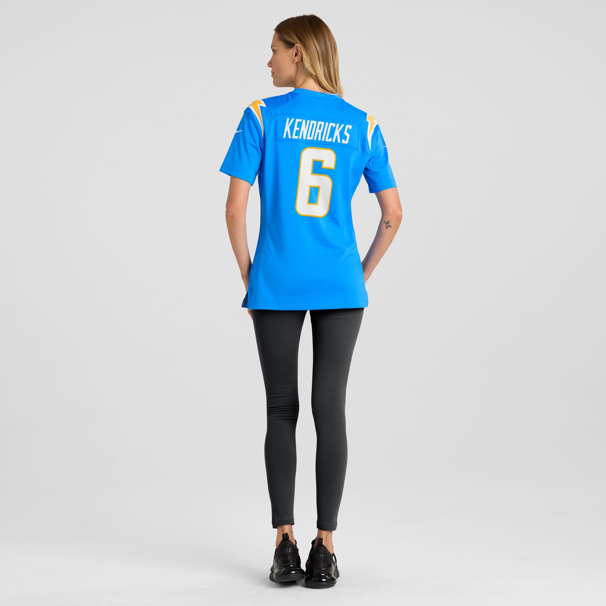 Women's Los Angeles Chargers Eric Kendricks Powder Blue Game Player Jersey JS5964 nicesnker - Image 5