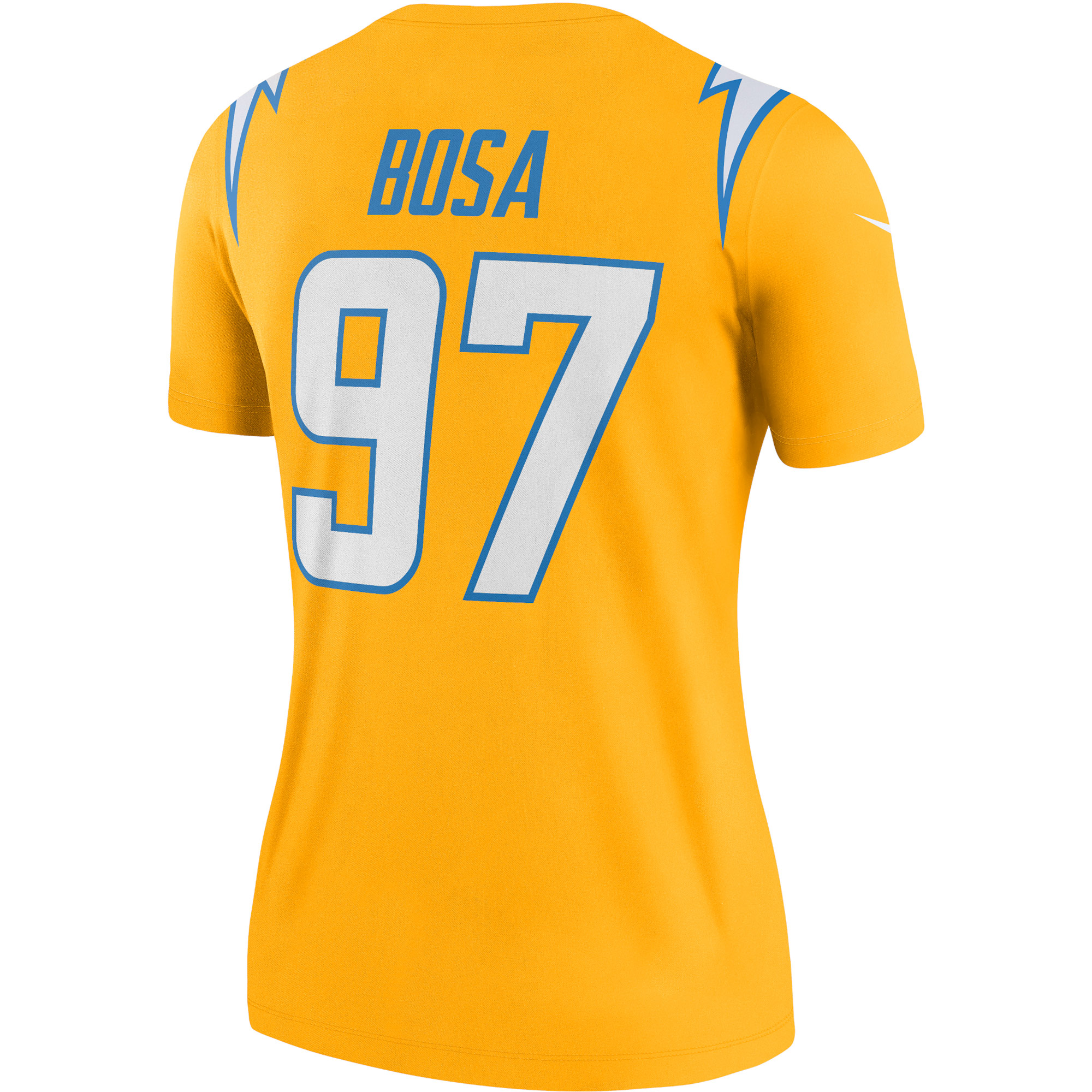 Women's Los Angeles Chargers Joey Bosa Gold Inverted Legend Player Performance Top JS2361 nicesnker - Image 3
