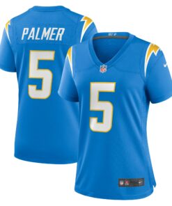 Women's Los Angeles Chargers Joshua Palmer Powder Blue Game Player Jersey JS8668 nicesnker