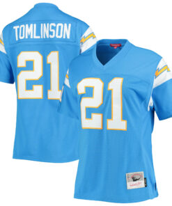 Women's Los Angeles Chargers LaDainian Tomlinson Mitchell & Ness Powder Blue Legacy Player Jersey JS5102 nicesnker