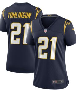 Women's Los Angeles Chargers LaDainian Tomlinson Navy Retired Player Jersey JS9882 nicesnker