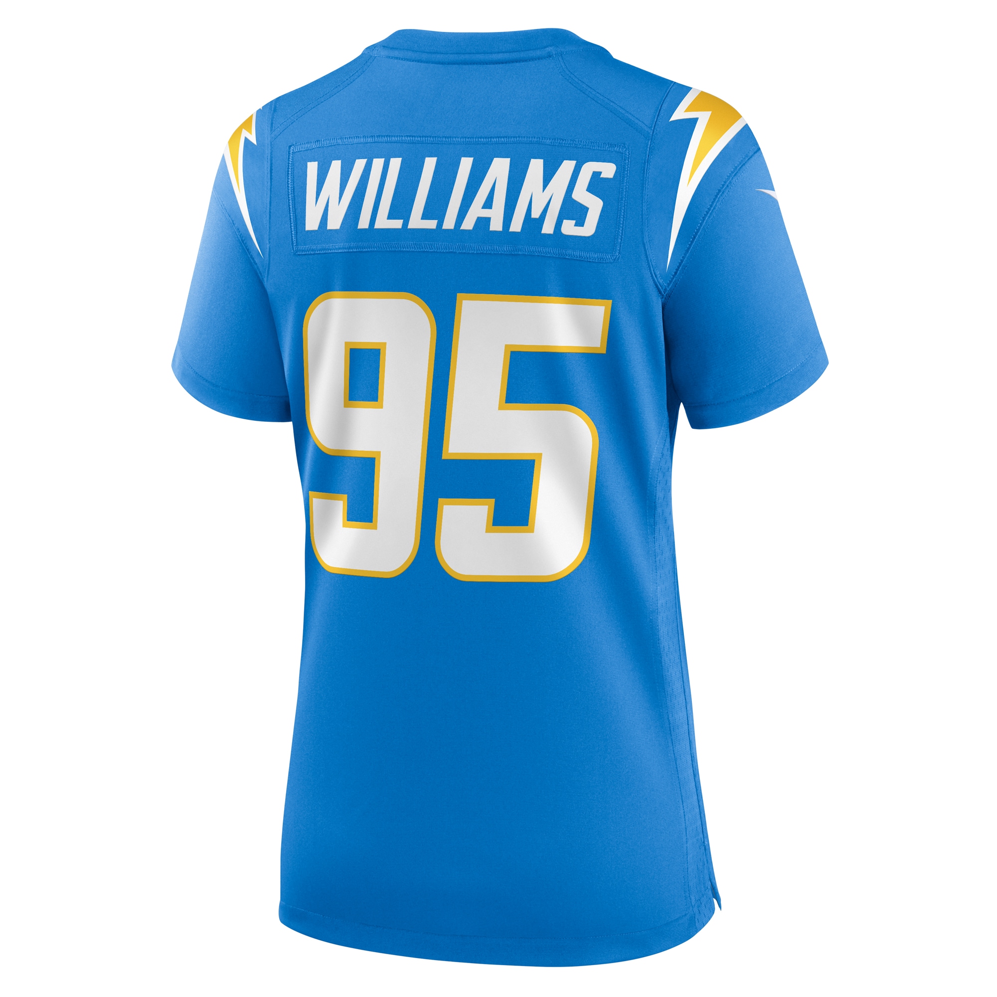Women's Los Angeles Chargers Nicholas Williams Powder Blue Team Game Jersey JS9076 nicesnker - Image 3
