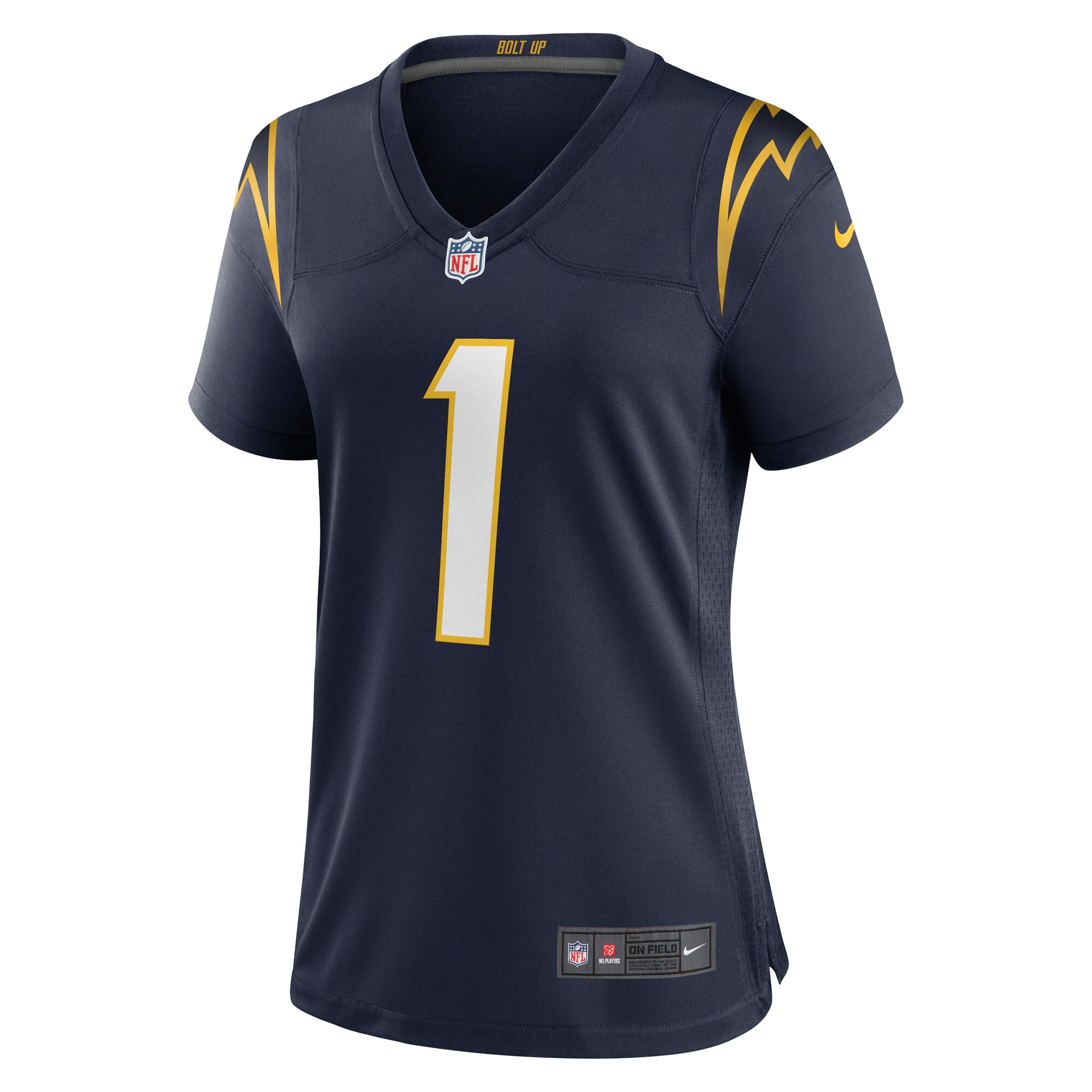 Women's Los Angeles Chargers Quentin Johnston Navy Alternate Game Jersey JS5322 nicesnker - Image 2