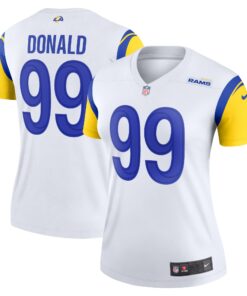 Women's Los Angeles Rams Aaron Donald White Alternate Legend Player Performance Top JS1947 nicesnker