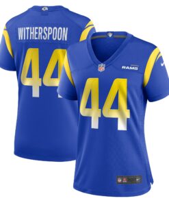 Women's Los Angeles Rams Ahkello Witherspoon Royal Game Jersey JS7657 nicesnker