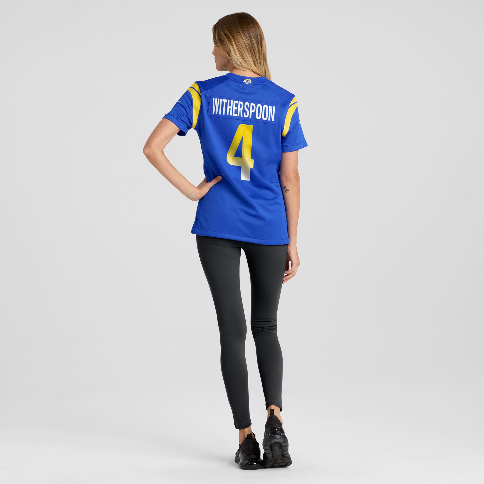 Women's Los Angeles Rams Ahkello Witherspoon Royal Team Game Jersey JS4508 nicesnker - Image 5