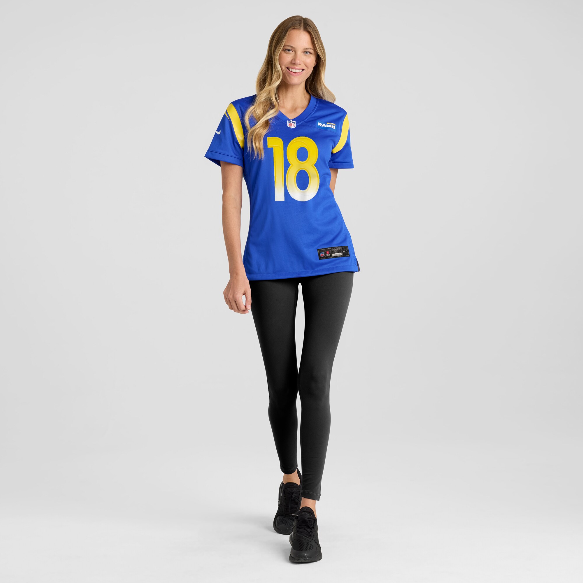 Women's Los Angeles Rams Ben Skowronek Royal Game Jersey JS3240 nicesnker - Image 4