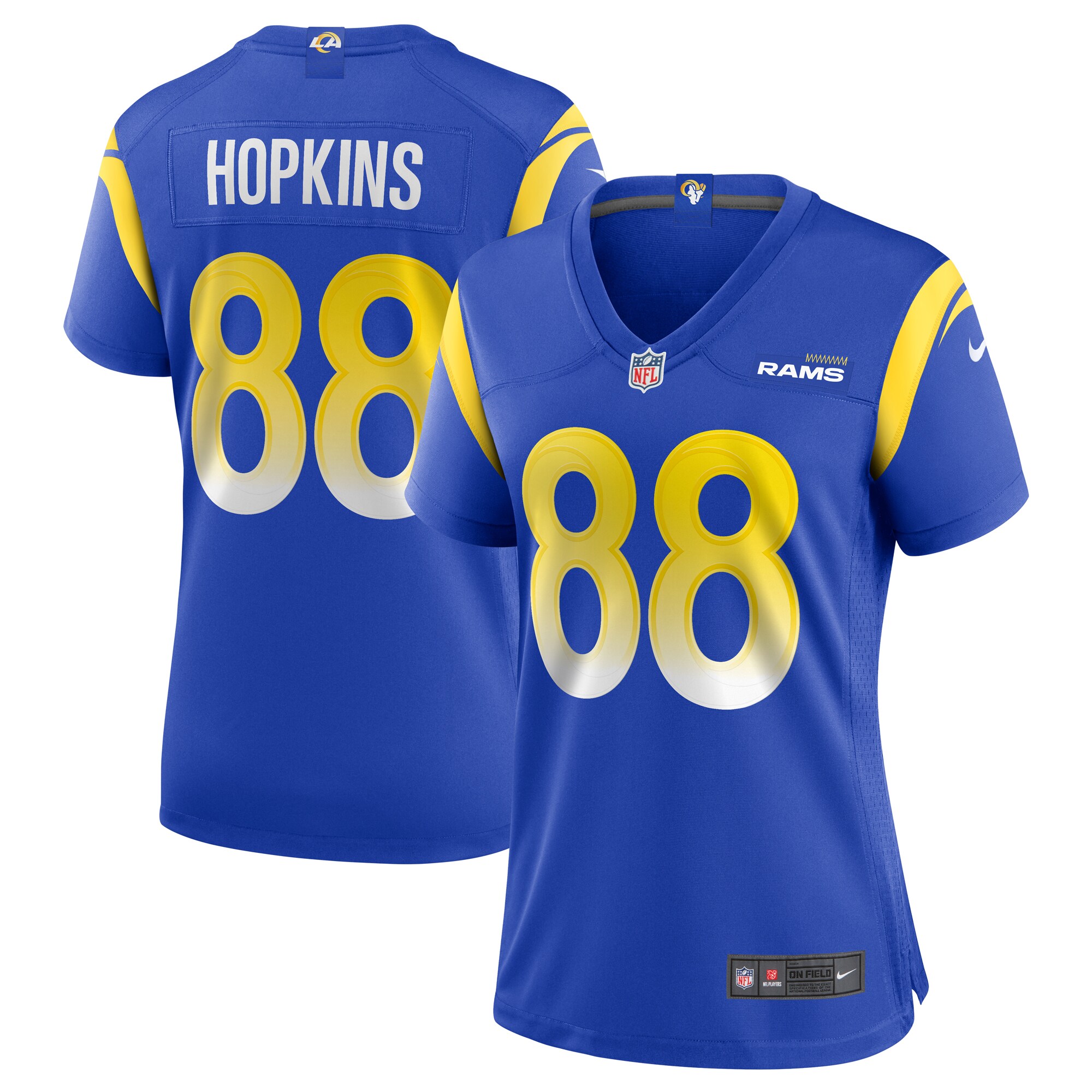 Women's Los Angeles Rams Brycen Hopkins Royal Game Jersey JS5057 nicesnker
