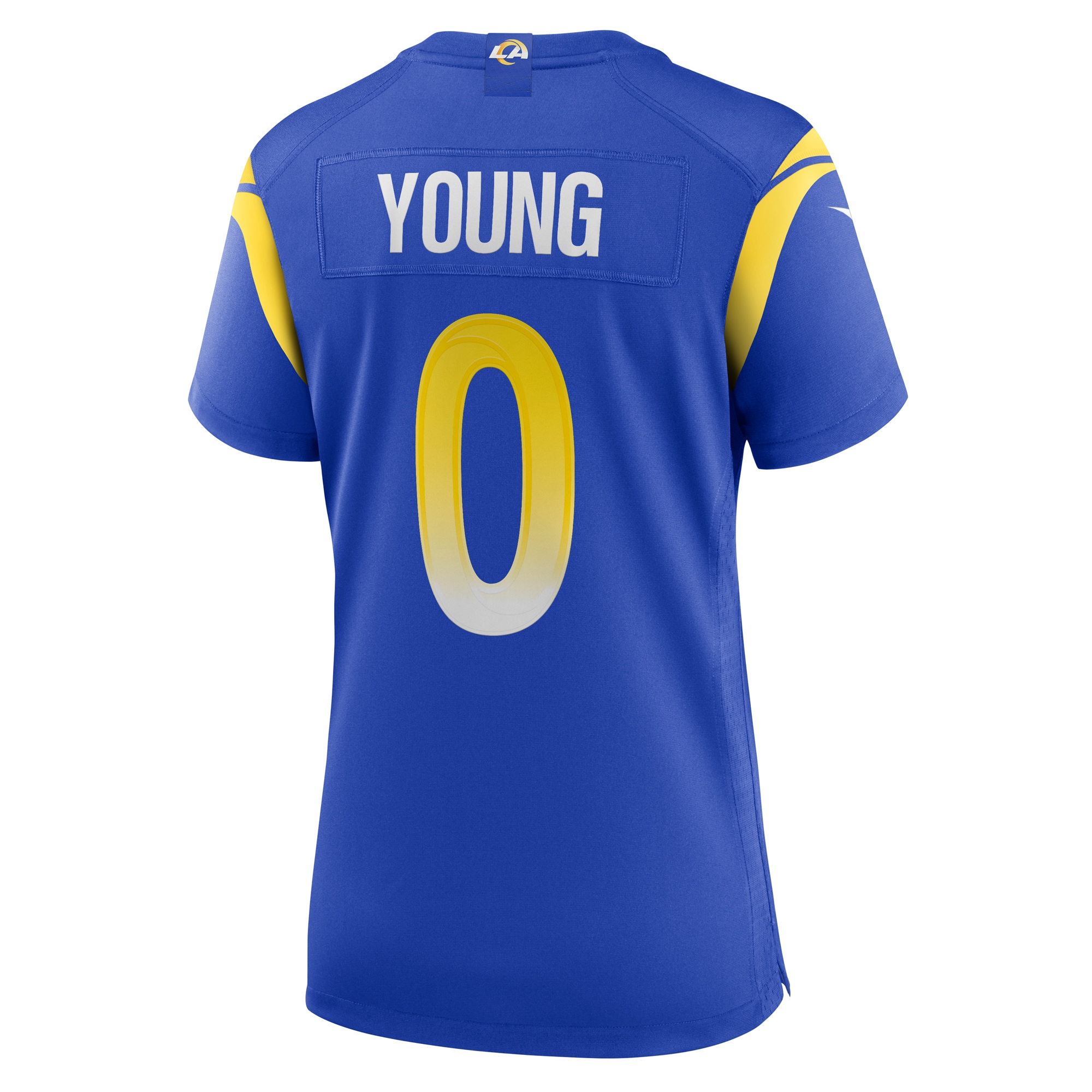 Women's Los Angeles Rams Byron Young Royal Home Game Jersey JS6556 nicesnker - Image 3