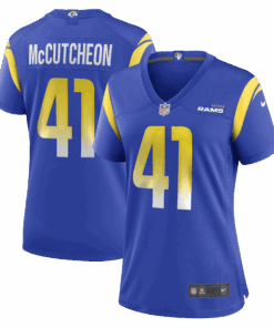 Women's Los Angeles Rams Cameron McCutcheon Royal Game Jersey JS9460 nicesnker