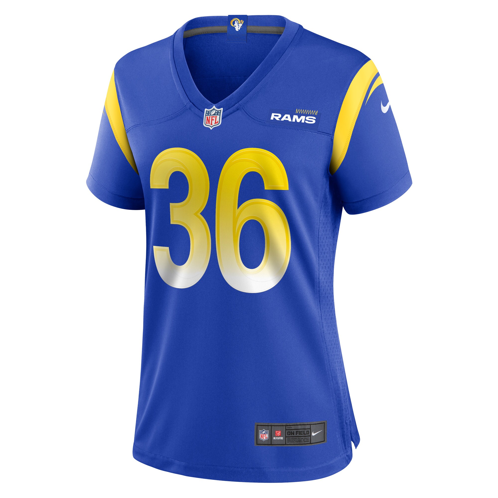 Women's Los Angeles Rams Charles Woods Royal Game Jersey JS2438 nicesnker - Image 2