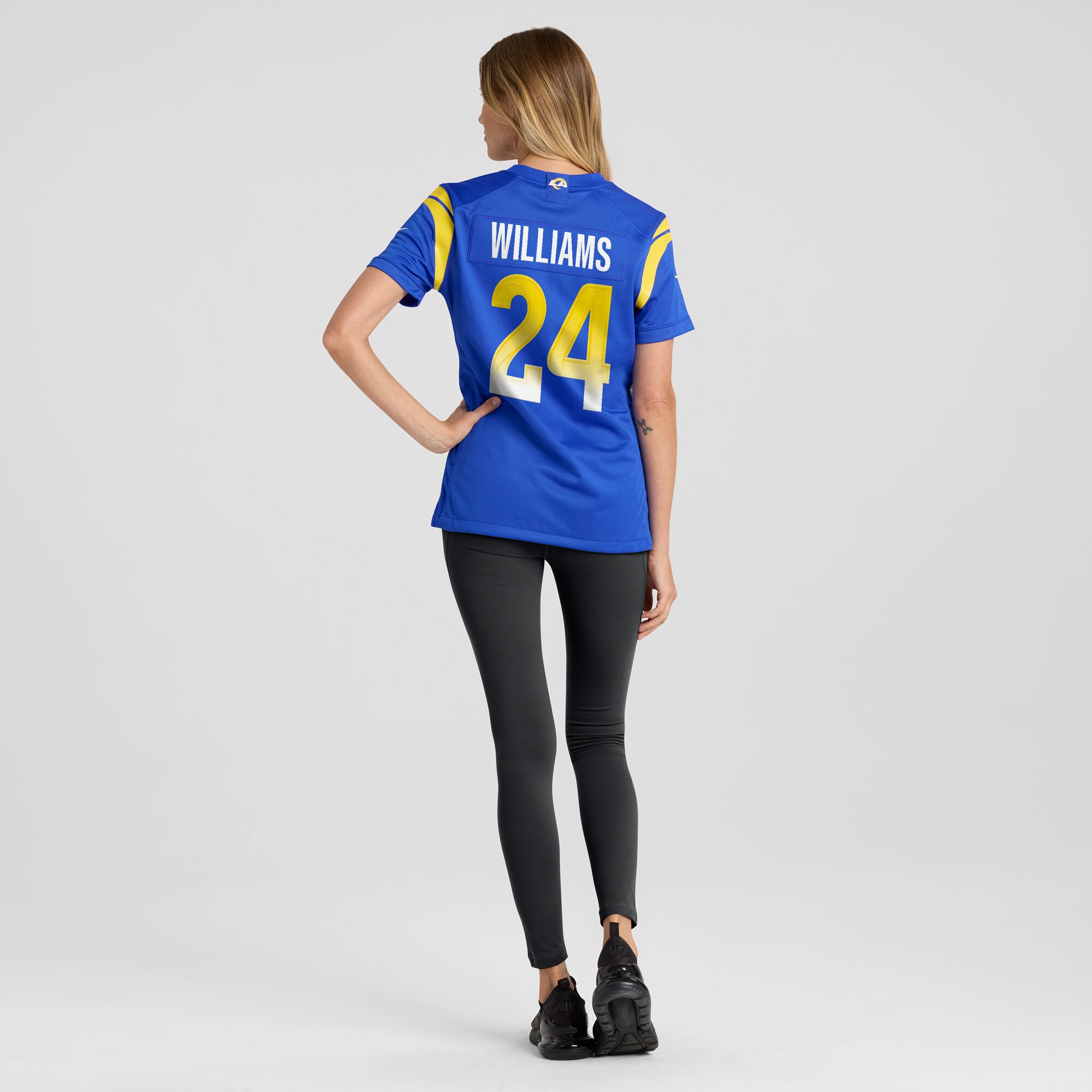 Women's Los Angeles Rams Darious Williams Royal Team Game Jersey JS9612 nicesnker - Image 5