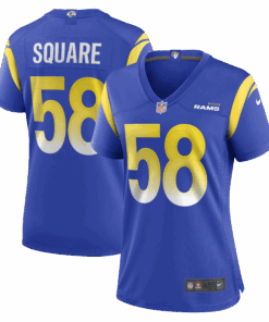 Women's Los Angeles Rams DeAndre Square Royal Game Jersey JS6094 nicesnker