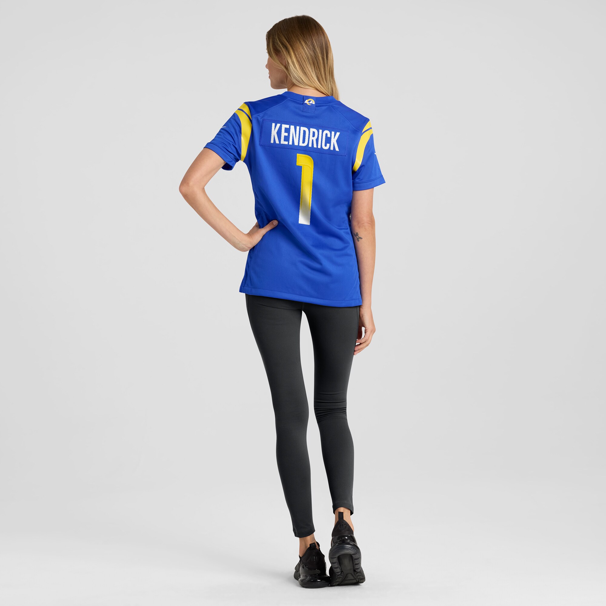Women's Los Angeles Rams Derion Kendrick Royal Home Game Jersey JS3136 nicesnker - Image 5