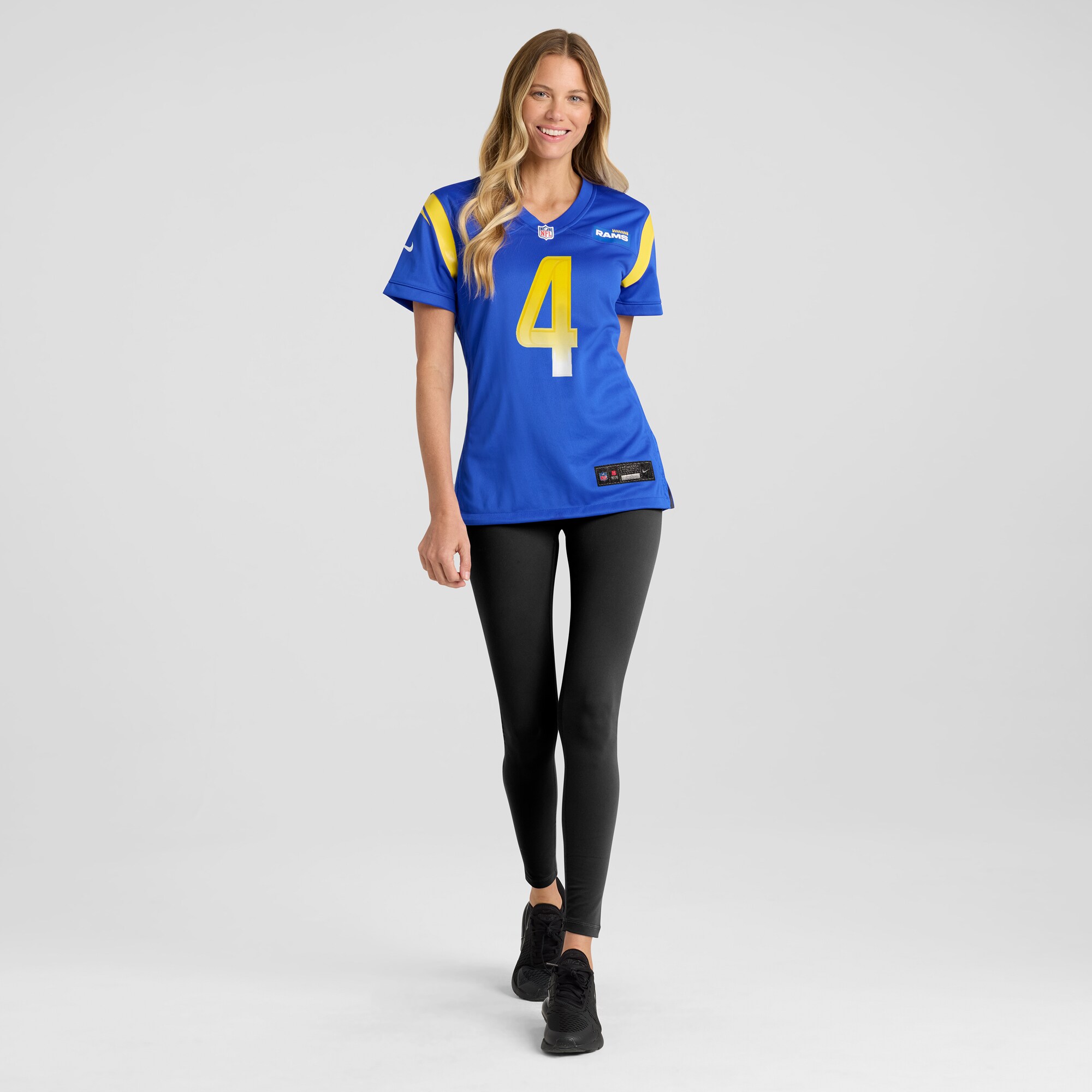 Women's Los Angeles Rams Dresser Winn Royal Team Game Jersey JS1764 nicesnker - Image 4