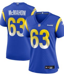 Women's Los Angeles Rams Dylan McMahon Royal Team Game Jersey JS7835 nicesnker