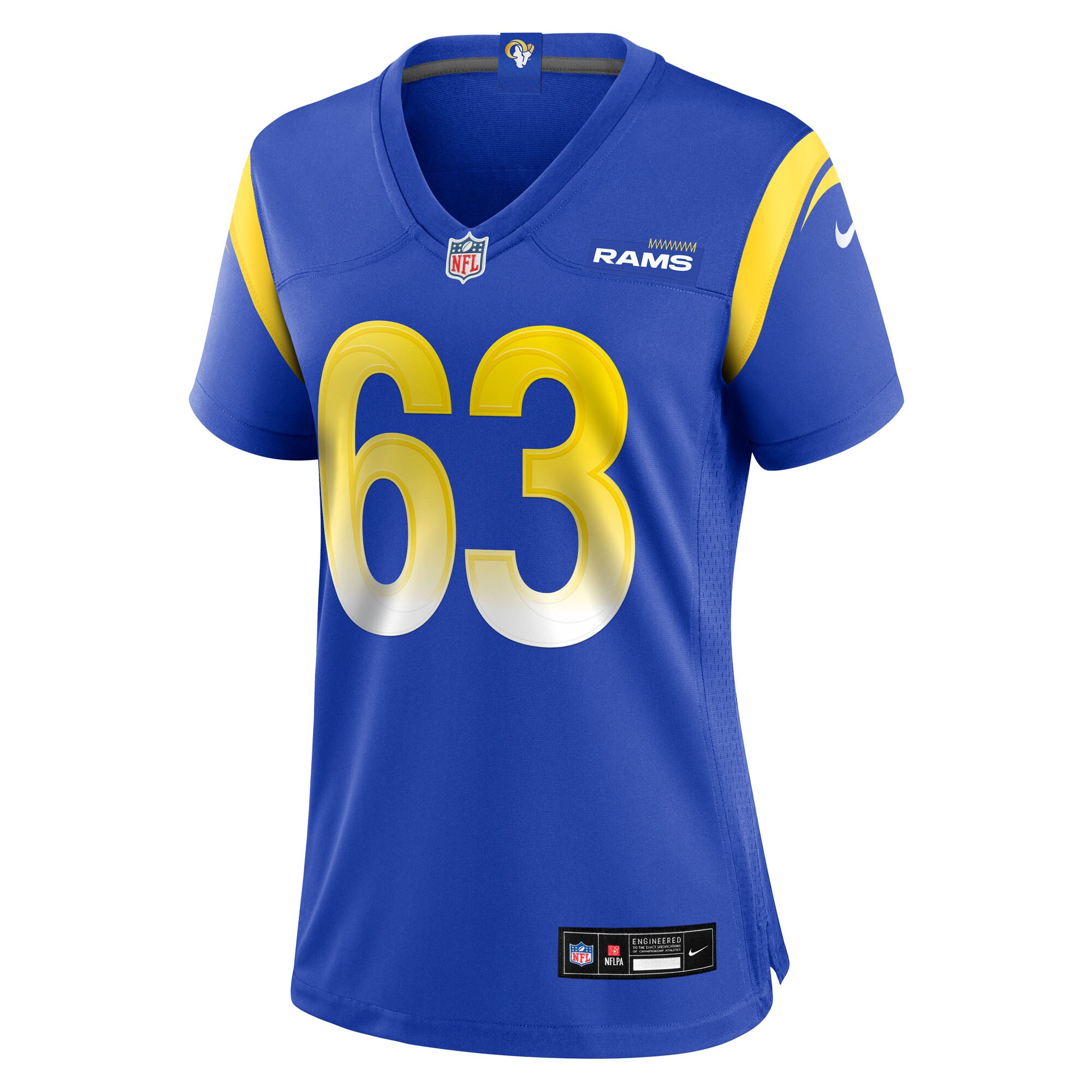 Women's Los Angeles Rams Dylan McMahon Royal Team Game Jersey JS7835 nicesnker - Image 2