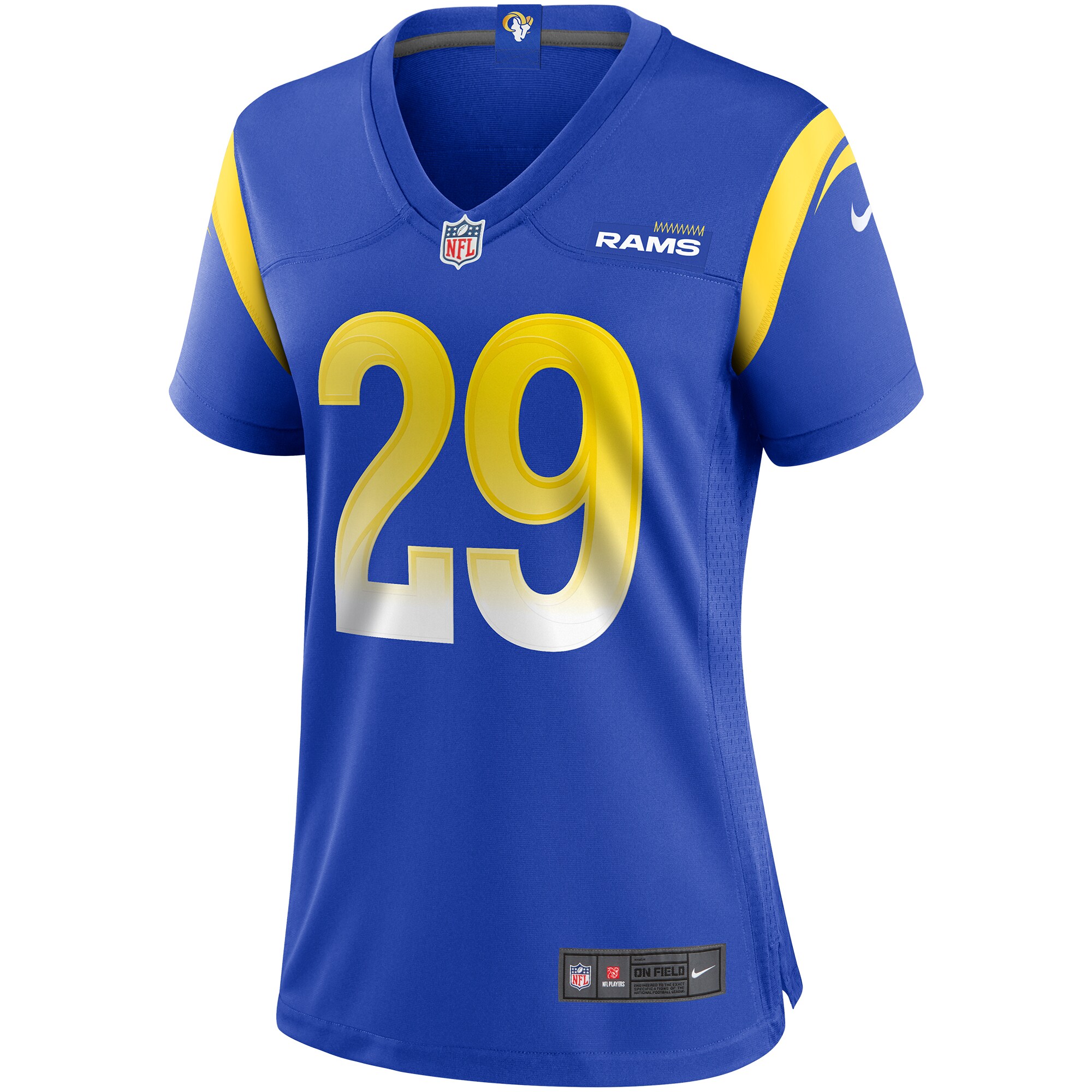Women's Los Angeles Rams Eric Dickerson Royal Game Retired Player Jersey JS4833 nicesnker - Image 2