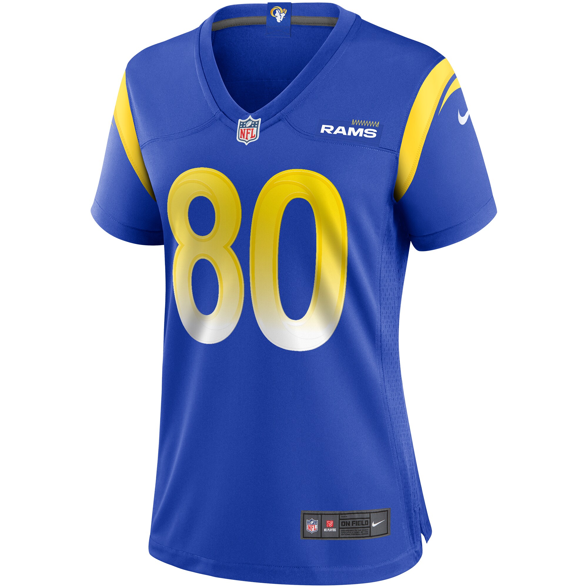Women's Los Angeles Rams Isaac Bruce Royal Game Retired Player Jersey JS7118 nicesnker - Image 2