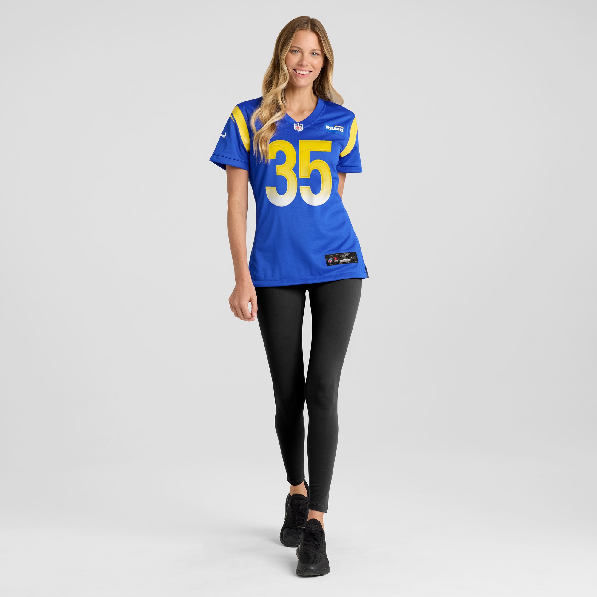 Women's Los Angeles Rams Jake Hummel Royal Game Player Jersey JS4599 nicesnker - Image 4