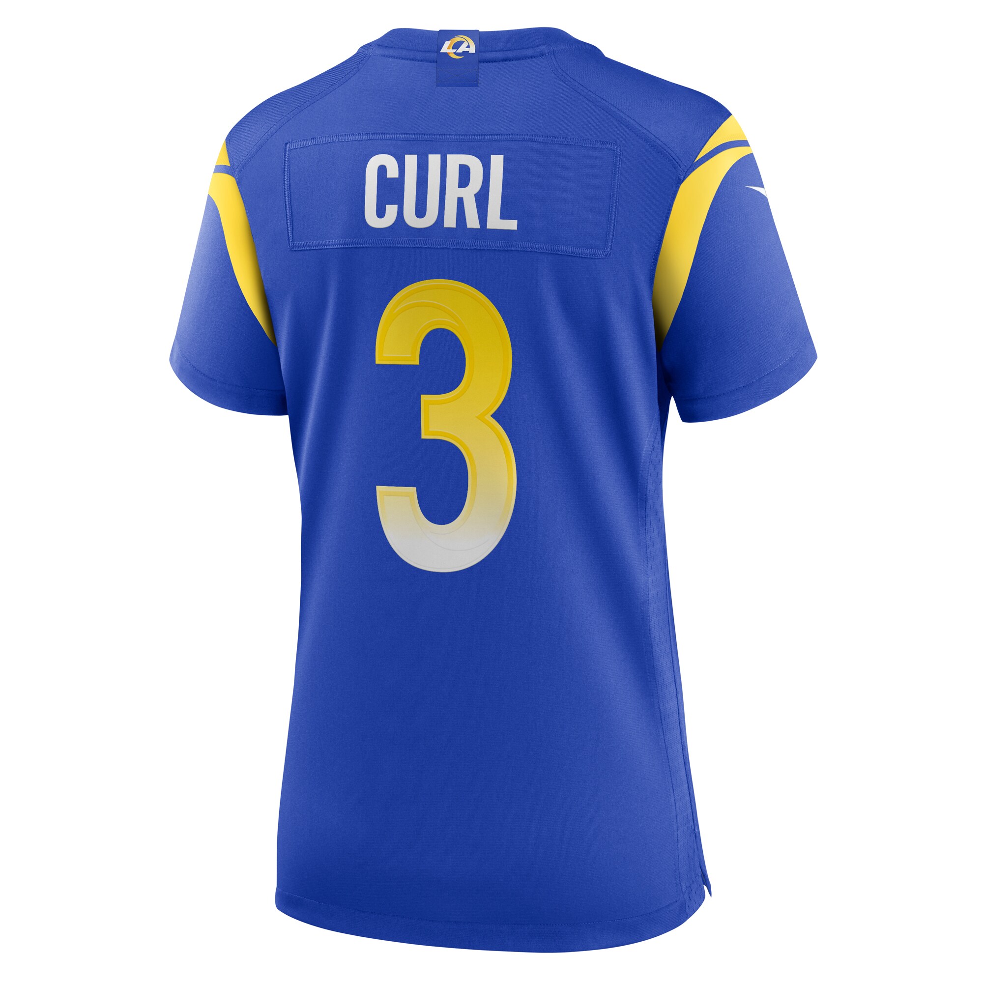 Women's Los Angeles Rams Kamren Curl Royal Team Game Jersey JS2217 nicesnker - Image 3