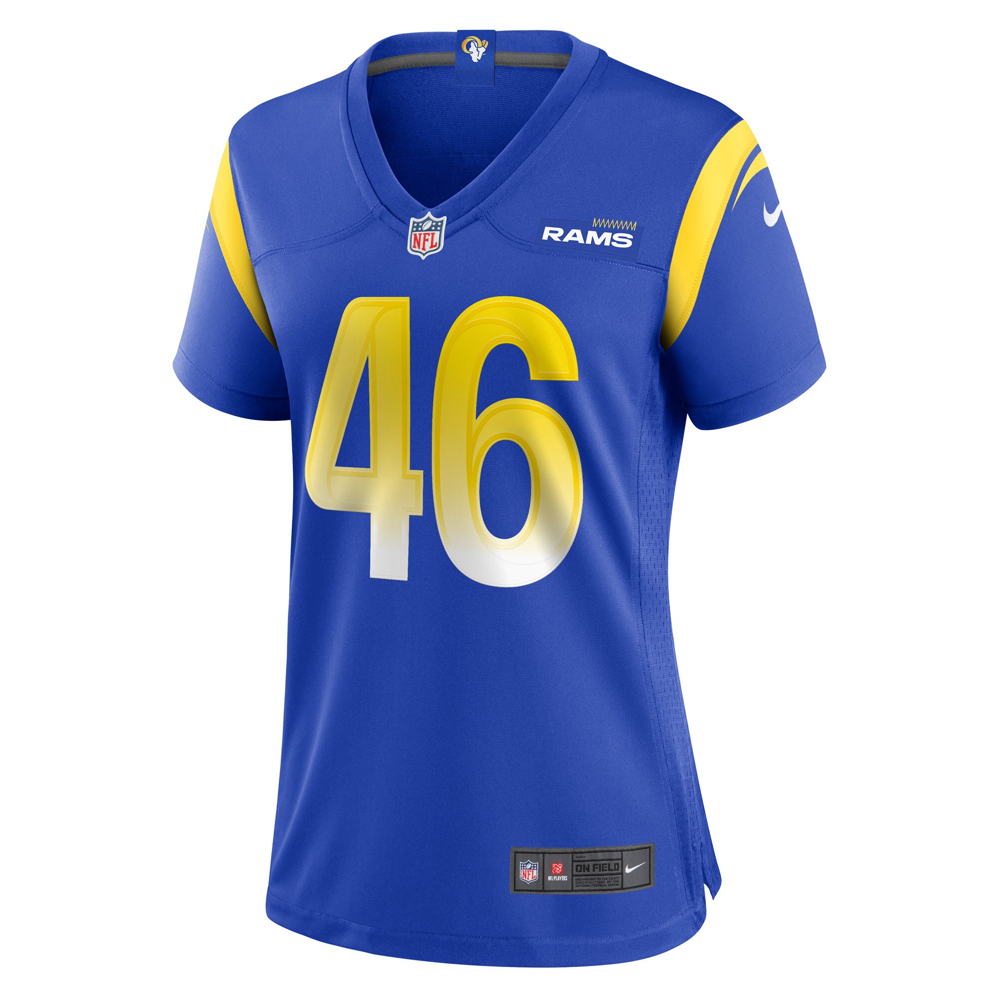 Women's Los Angeles Rams Kenny Logan Jr. Royal Game Jersey JS1749 nicesnker - Image 2