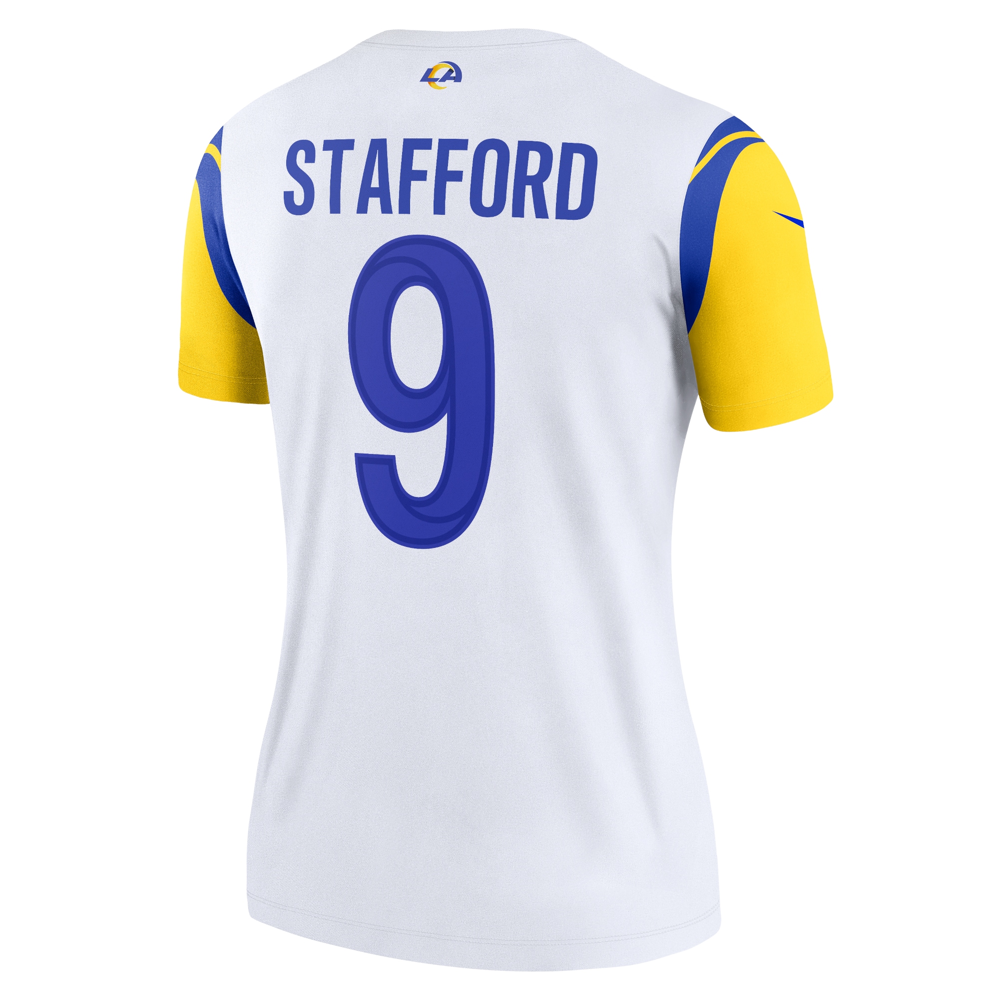 Women's Los Angeles Rams Matthew Stafford White Alternate Legend Player Performance Top JS2713 nicesnker - Image 3