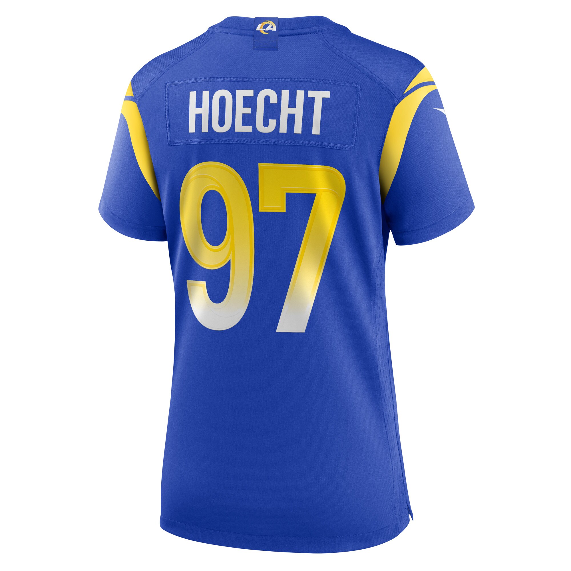 Women's Los Angeles Rams Michael Hoecht Royal Game Player Jersey JS4316 nicesnker - Image 3