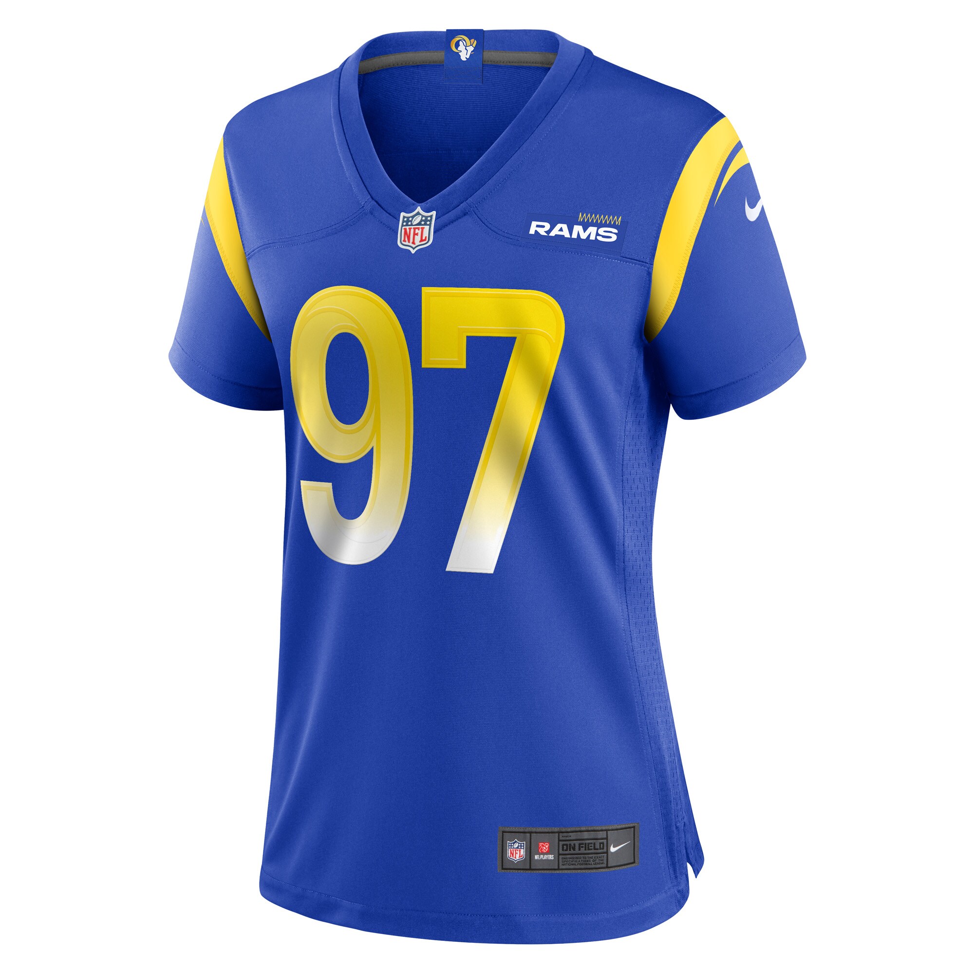 Women's Los Angeles Rams Michael Hoecht Royal Game Player Jersey JS4316 nicesnker - Image 2