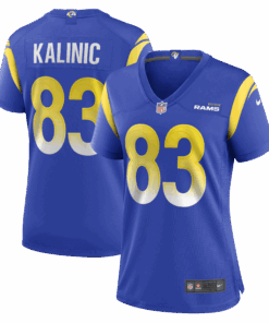 Women's Los Angeles Rams Nikola Kalinic Royal Game Jersey JS1767 nicesnker