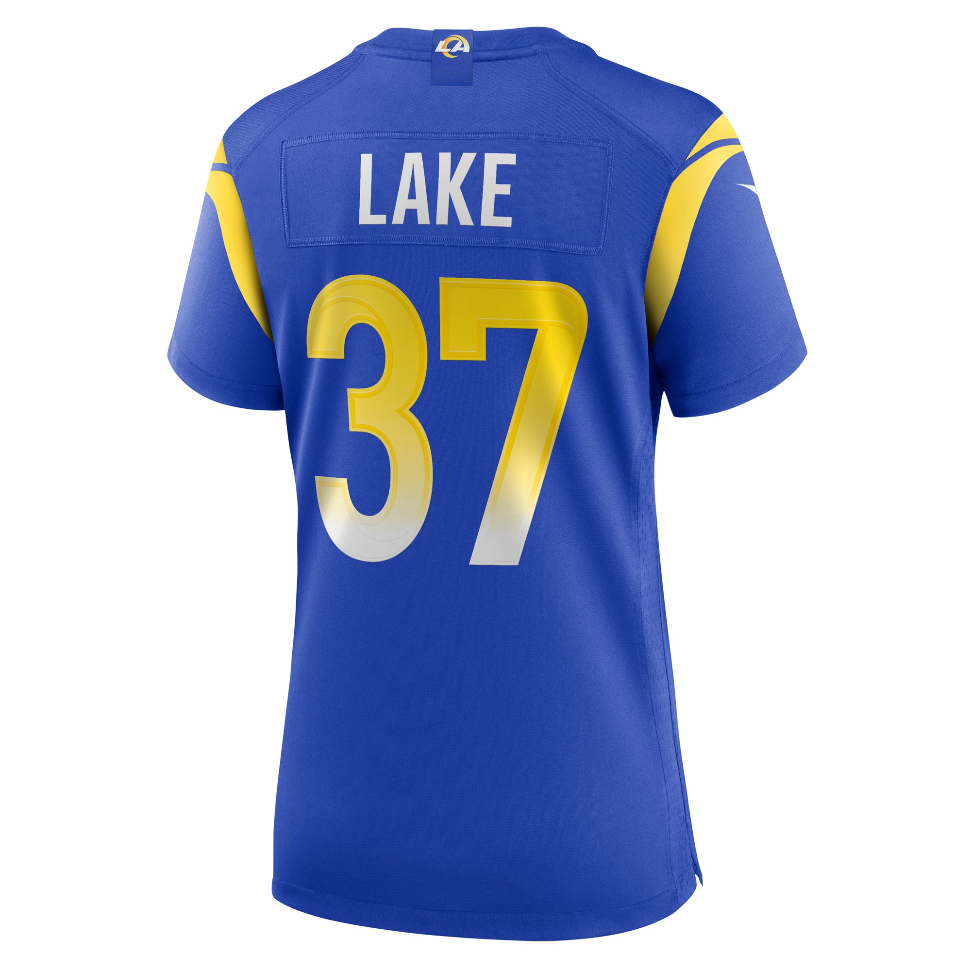 Women's Los Angeles Rams Quentin Lake Royal Game Player Jersey JS3500 nicesnker - Image 3