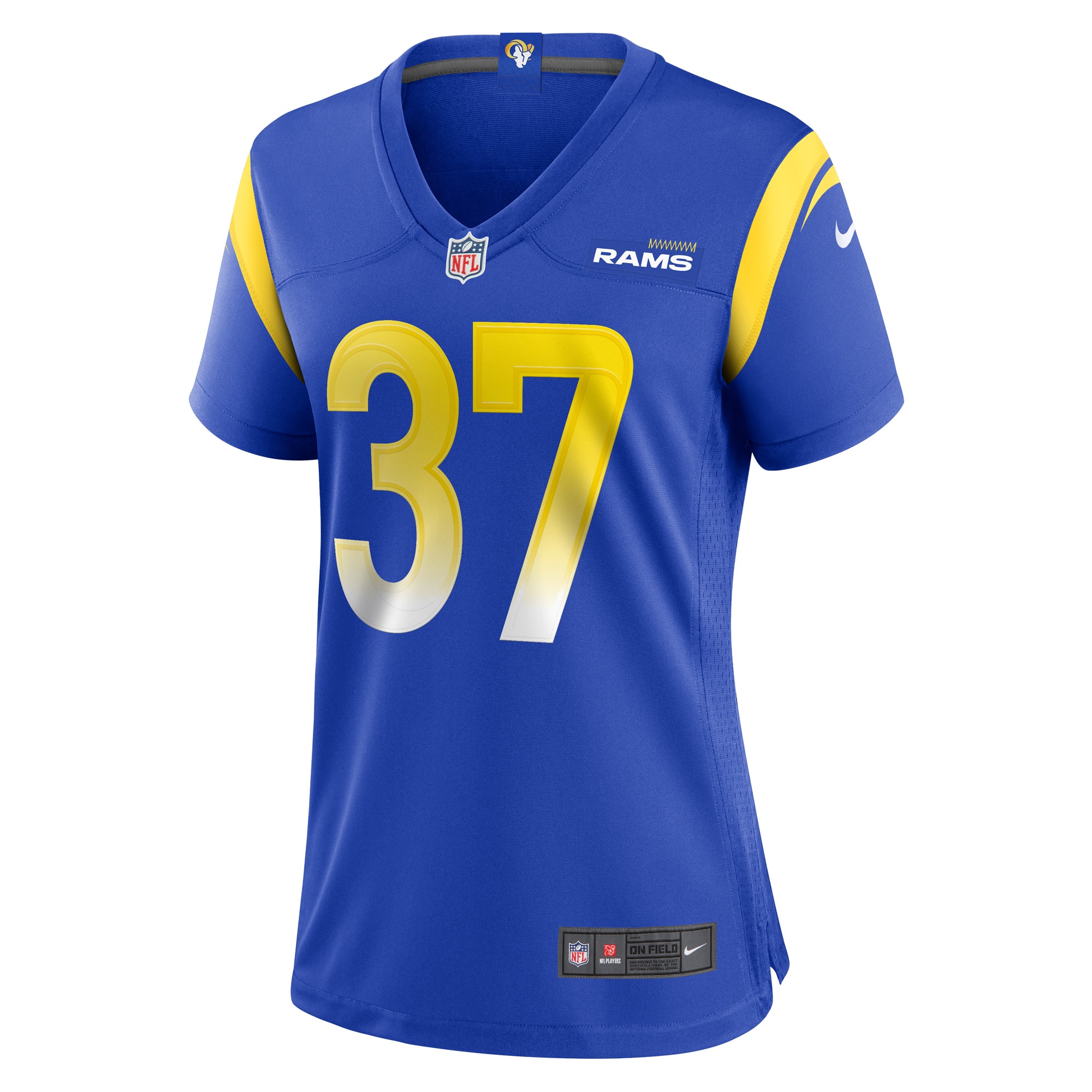 Women's Los Angeles Rams Quentin Lake Royal Game Player Jersey JS3500 nicesnker - Image 2