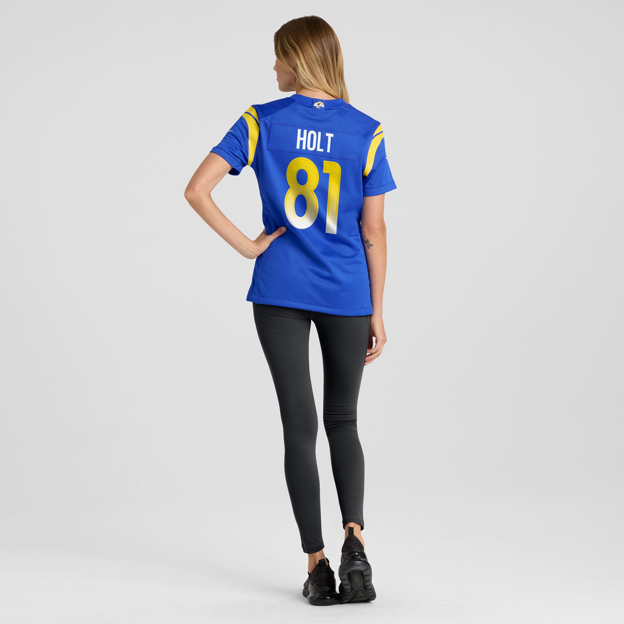 Women's Los Angeles Rams Torry Holt Royal Game Retired Player Jersey JS1429 nicesnker - Image 5