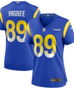 Women's Los Angeles Rams Tyler Higbee Royal Game Player Jersey JS6085 nicesnker