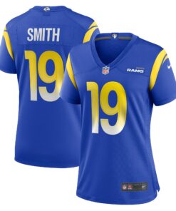 Women's Los Angeles Rams Xavier Smith Royal Home Game Jersey JS7539 nicesnker