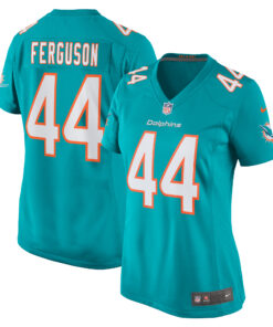 Women's Miami Dolphins Blake Ferguson Aqua Game Player Jersey JS7561 nicesnker