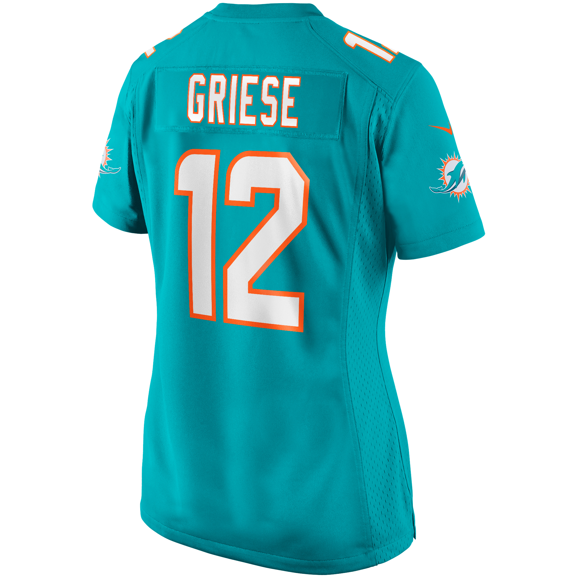 Women's Miami Dolphins Bob Griese Aqua Game Retired Player Jersey JS7350 nicesnker - Image 3
