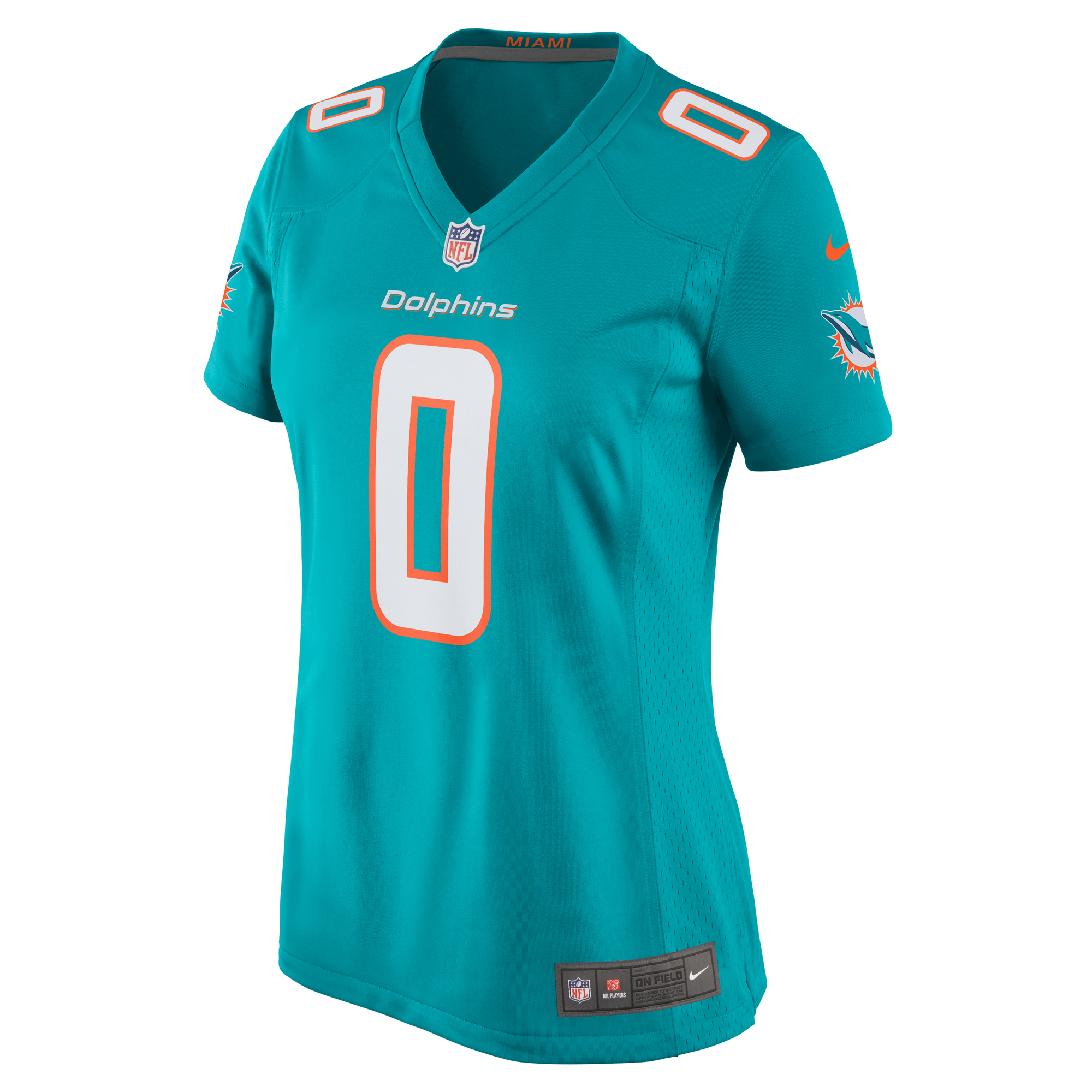 Women's Miami Dolphins Braxton Berrios Aqua Game Jersey JS6036 nicesnker - Image 2