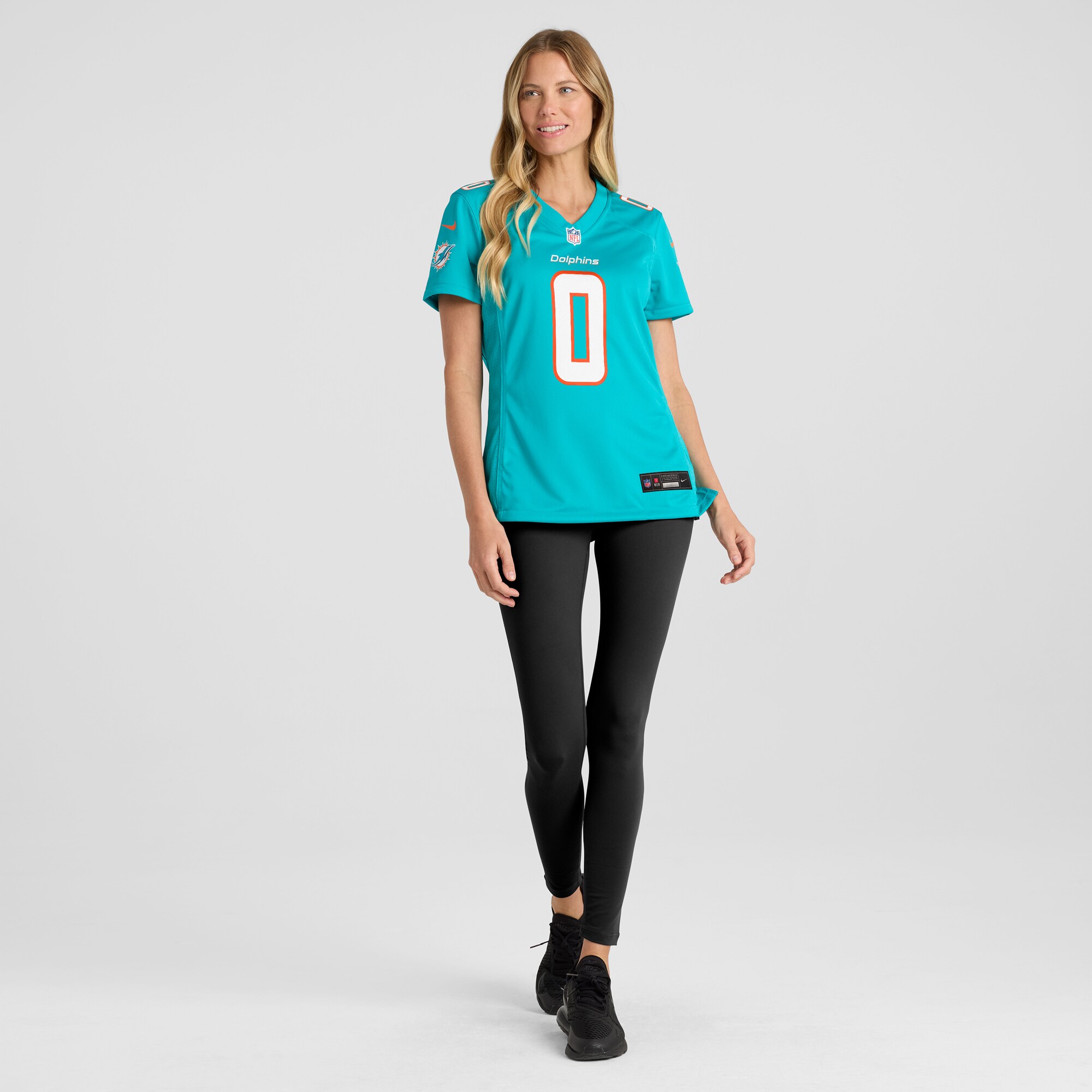Women's Miami Dolphins Braxton Berrios Aqua Game Jersey JS6036 nicesnker - Image 4