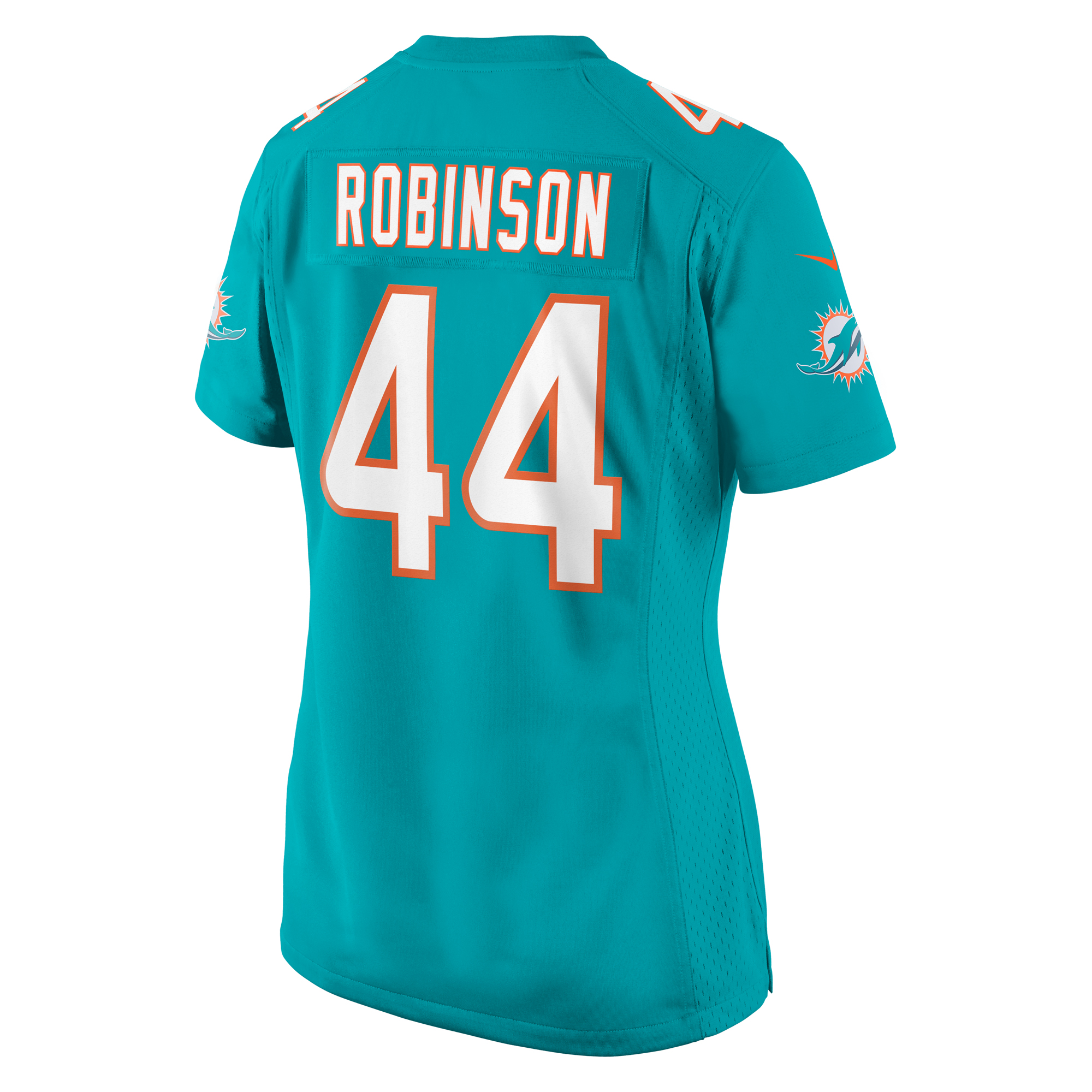 Women's Miami Dolphins Chop Robinson Aqua Game Jersey JS7382 nicesnker - Image 3